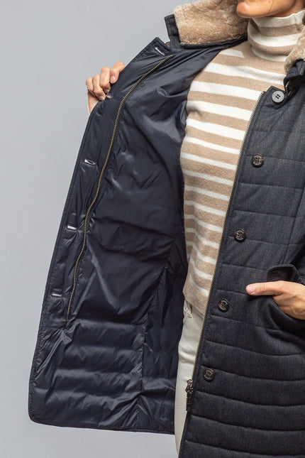 Tailored Après Jacket In Navy