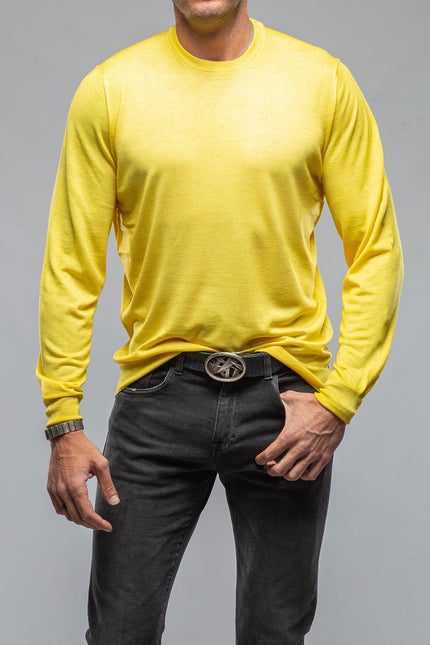 Kane Merino Crew In Yellow