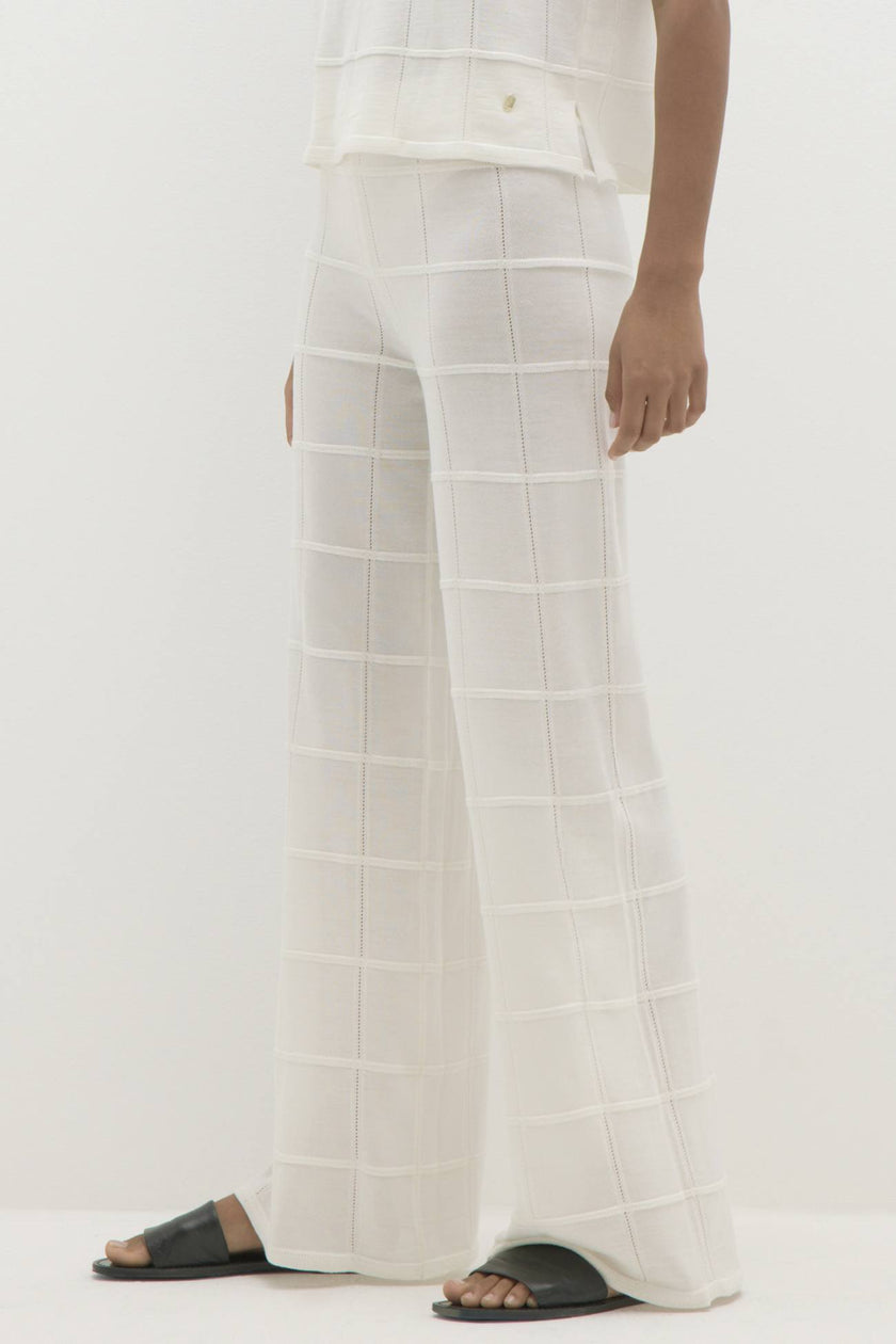 AMALFI MERINO BLEND WIDE-LEG PANT