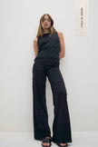 AMALFI MERINO BLEND WIDE-LEG PANT