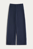 NAPLES DENIM CASHMERE WIDE LEG PANTS