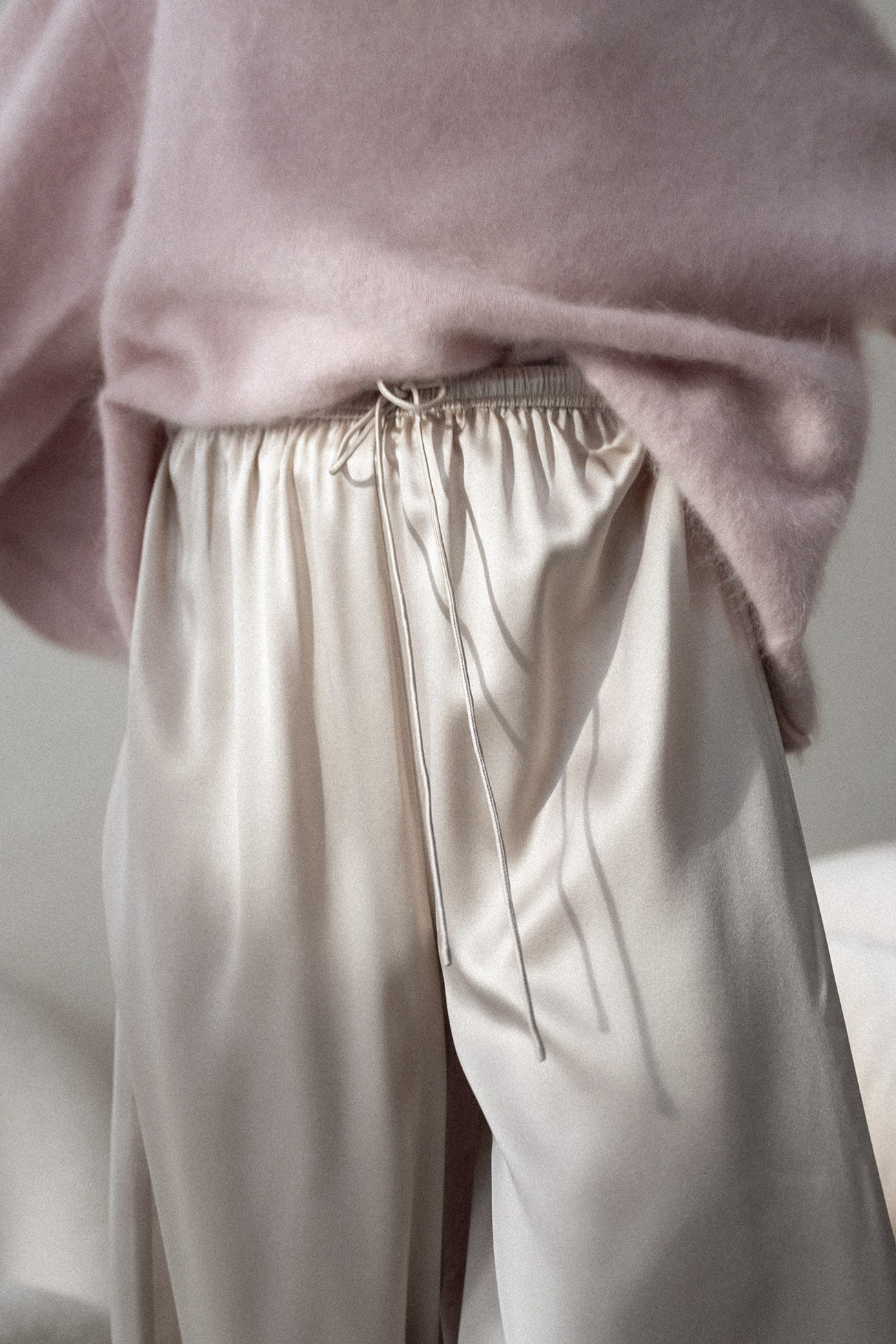 MOLLY SILK WIDE-LEG PANT