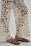 LORRAINE CROCHET CASHMERE BLEND PANT