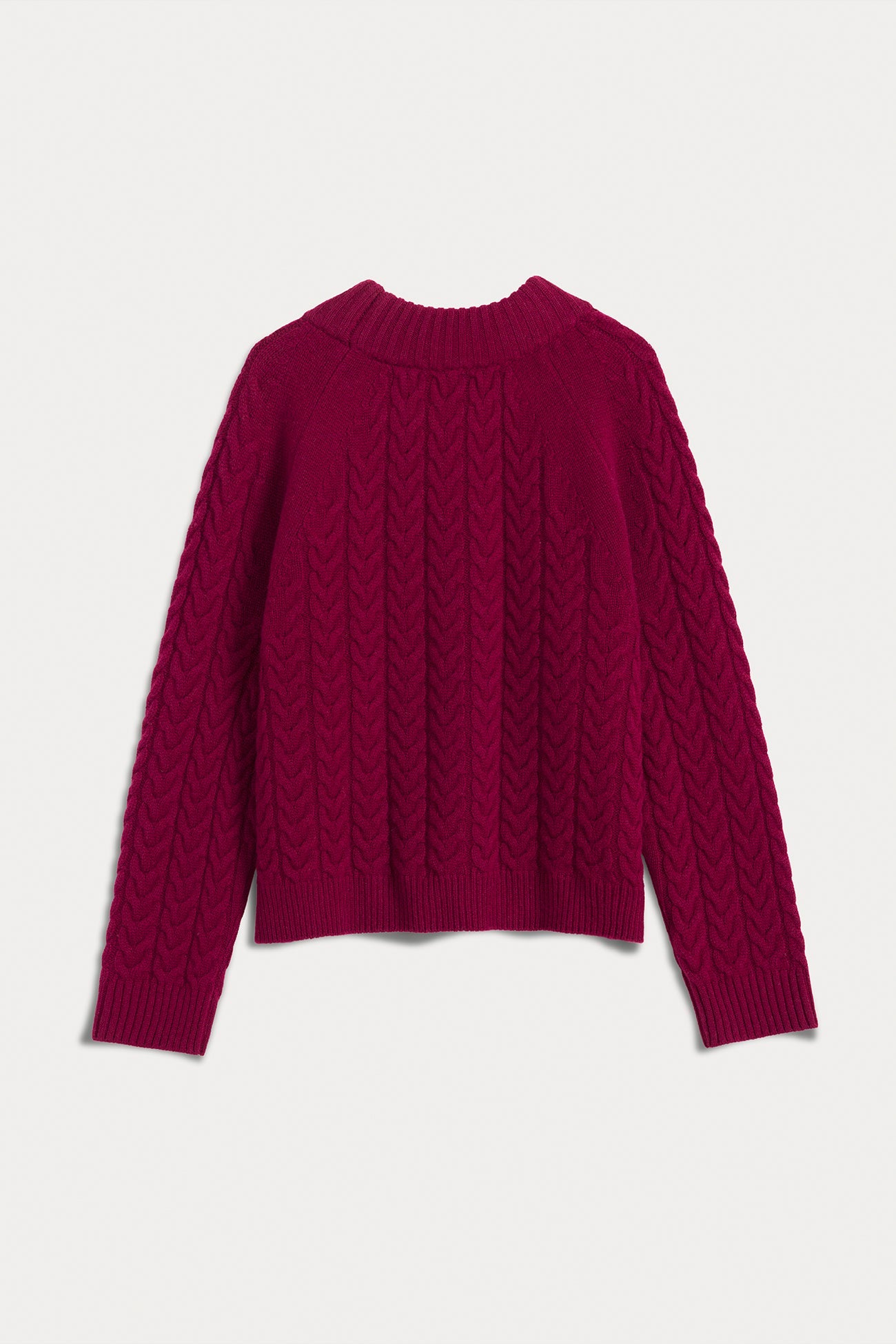 BAILEY CABLEKNIT MOCK NECK