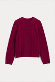 BAILEY CABLEKNIT MOCK NECK