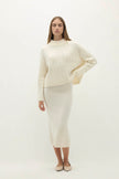 BAILEY CABLEKNIT MOCK NECK