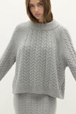 BAILEY CABLEKNIT MOCK NECK