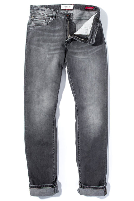 Hayden Stretch Denim In Mid Grey
